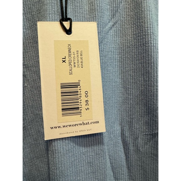 NWT WEWOREWHAT Crewneck XL - Picture 3 of 5